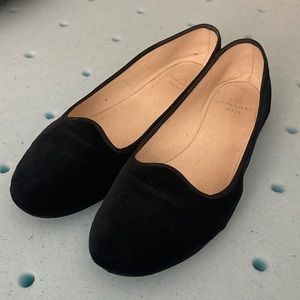 Sézane Loraine Slippers Black Velvet size EU 40 and US 9